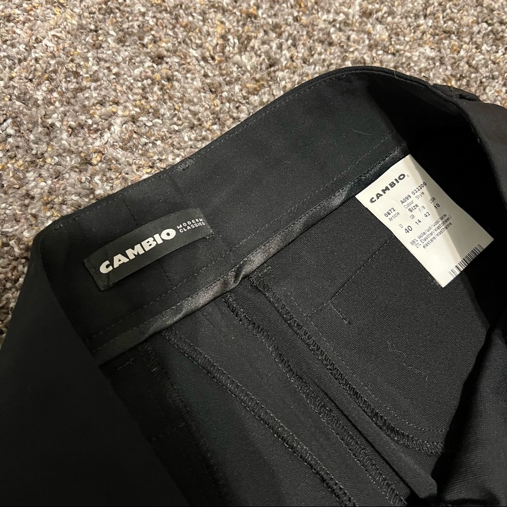 Cambio Black Trouser Pants - Picture 5 of 6